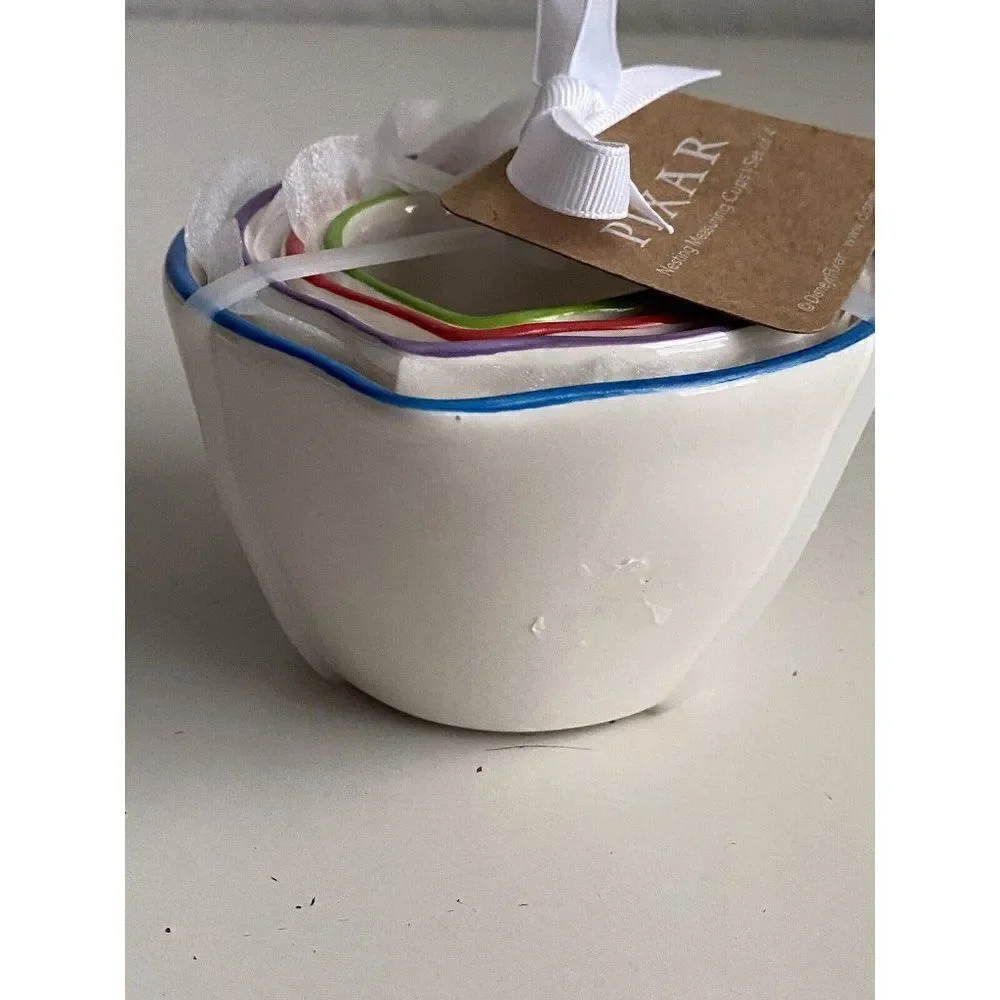 Rae Dunn Toy Story Pixar Measuring Cups Woody‎ Buzz Aliens Jesse Ceramic NEW